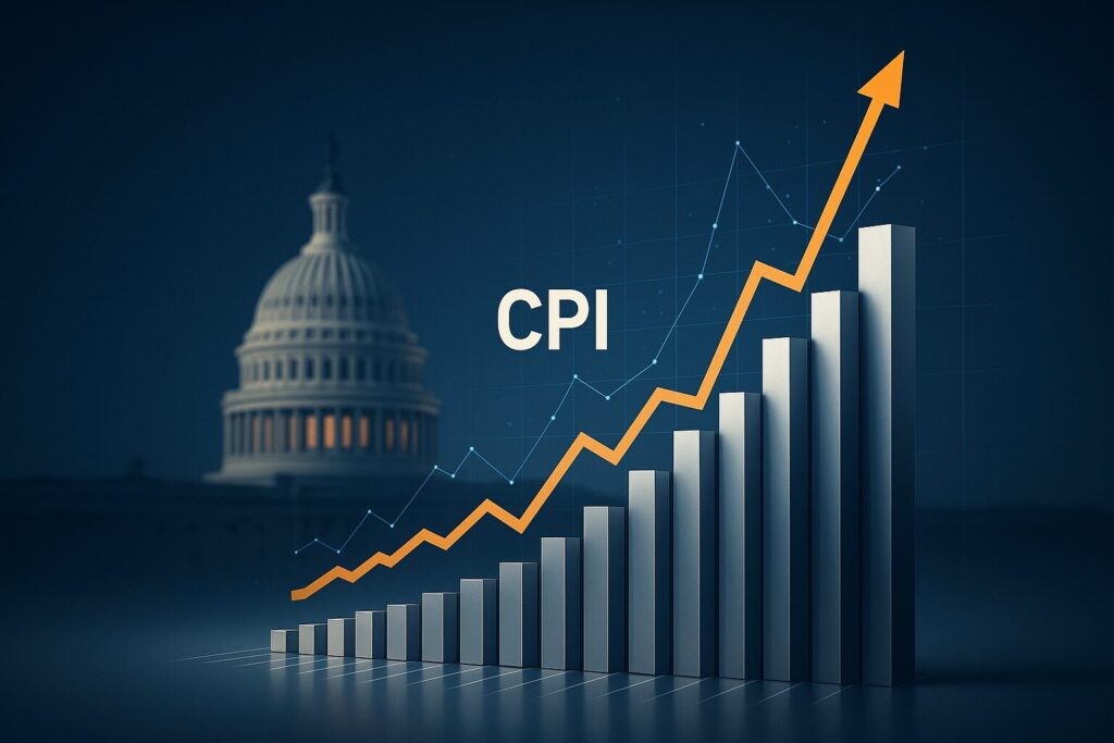 미국 CPI 소비자물가지수 시각화 이미지