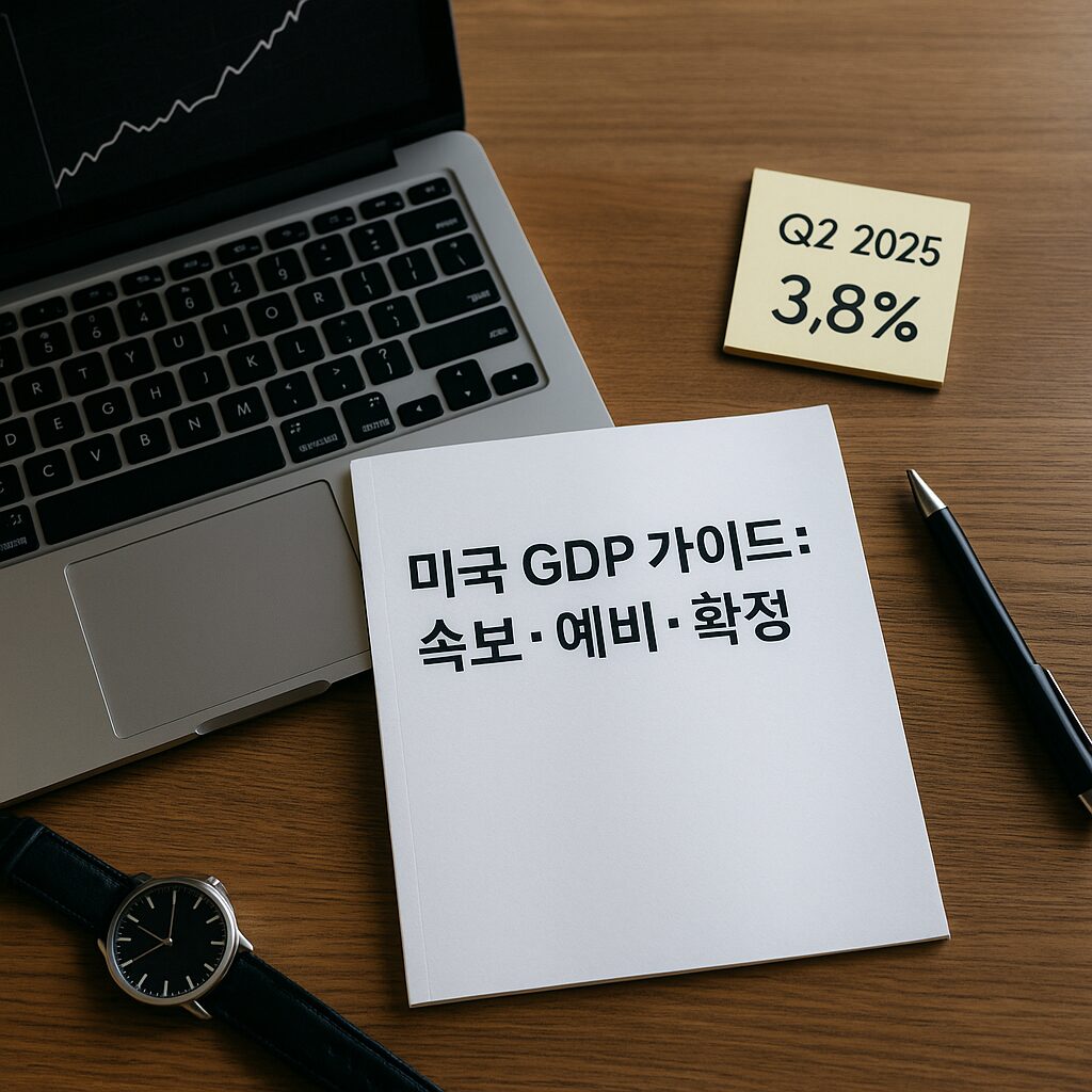 미국 GDP 가이드 작업 테이블: 속보·예비·확정 노트와 노트북