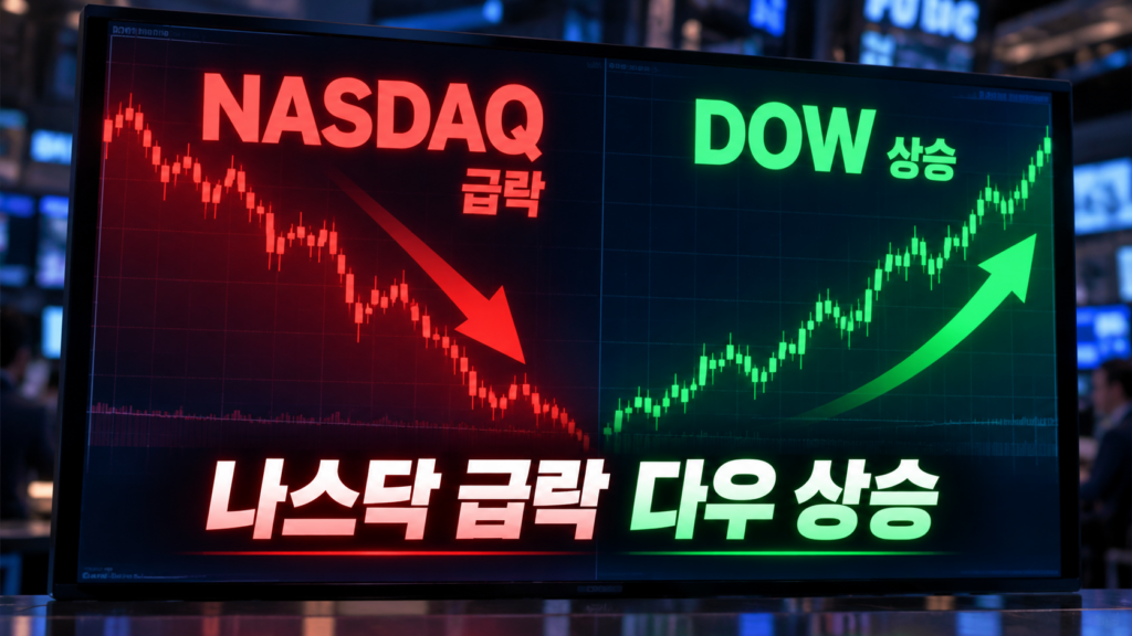 2026년 10월 12~16일 나스닥 주간 4.5% 하락과 다우 상승, 한국은행 금리·AI 기업 실적을 다룬 주간 시장 브리핑